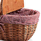 Alternate image 6 for Picnic Time&reg; Country Picnic Basket in Red