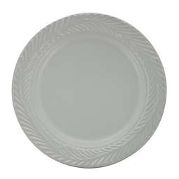 Bee & Willow™ Asheville Vine Leaf Dinner Plate in Grey