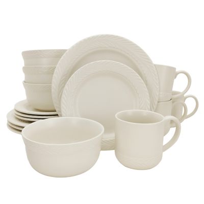 Bee &amp; Willow&trade; Asheville 16-Piece Dinnerware Set in Cream