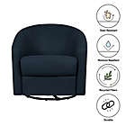 Alternate image 1 for Babyletto Madison Swivel Glider in Performance Navy