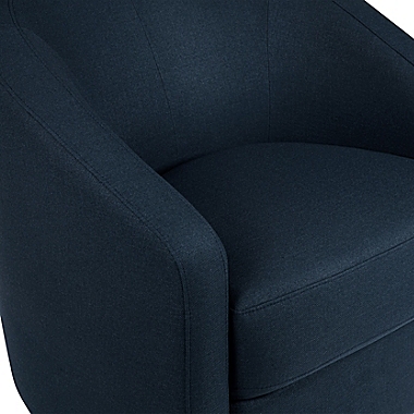 Babyletto Madison Swivel Glider in Performance Navy. View a larger version of this product image.