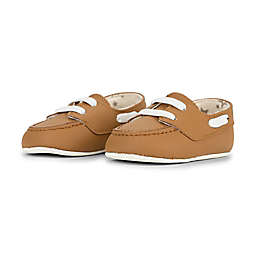 JuJuBe® Eco Steps Size 3-6M Boat Shoe in Brulee Brown