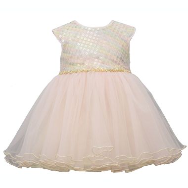 Bonnie Baby Size 3T Sequin Ballerina Dress in Ivory. View a larger version of this product image.