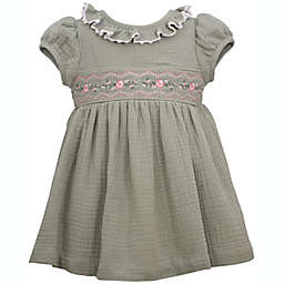 Bonnie Baby® Size 4T Smocked Dress in Sage