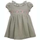 Alternate image 0 for Bonnie Baby&reg; Size 2T Smocked Dress in Sage