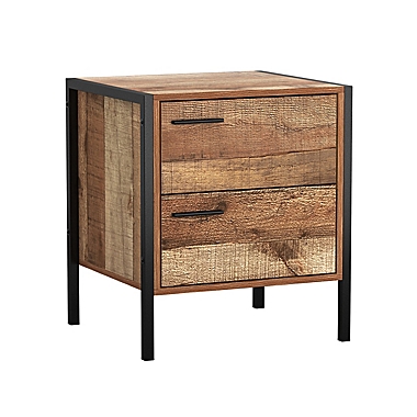 Atlantic&reg; Loft &amp; Luv&trade; Montana End Table in Rustic Wood. View a larger version of this product image.