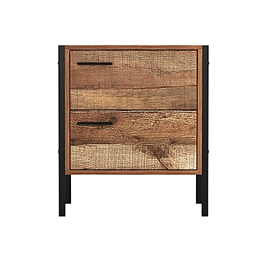 Atlantic&reg; Loft &amp; Luv&trade; Montana End Table in Rustic Wood. View a larger version of this product image.