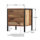 Alternate image 2 for Atlantic&reg; Loft &amp; Luv&trade; Montana End Table in Rustic Wood