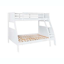 Presidio Twin/Full Bunk Bed in White
