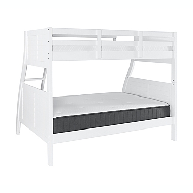 Presidio Twin/Full Bunk Bed in White. View a larger version of this product image.