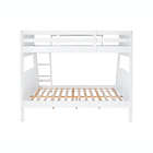 Alternate image 8 for Presidio Twin/Full Bunk Bed in White