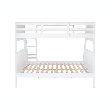 Presidio Twin/Full Bunk Bed in White. View a larger version of this product image.