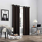 Alternate image 1 for Sun Zero&reg; Cyrus Thermal Total Blackout 84-Inch Grommet Curtain Panel in Cocoa (Single)
