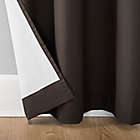 Alternate image 3 for Sun Zero&reg; Cyrus Thermal Total Blackout 84-Inch Grommet Curtain Panel in Cocoa (Single)