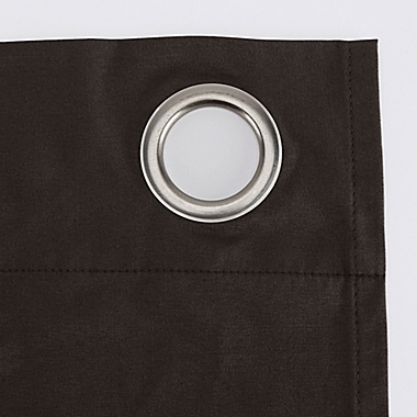 Sun Zero&reg; Cyrus Thermal Total Blackout 84-Inch Grommet Curtain Panel in Cocoa (Single). View a larger version of this product image.