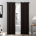 Alternate image 0 for Sun Zero&reg; Cyrus Thermal Total Blackout 84-Inch Grommet Curtain Panel in Cocoa (Single)