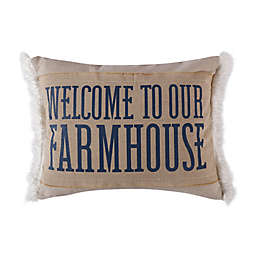 Rochelle Stripe Navy Farmhouse Pillow