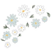 Lambs &amp; Ivy&reg; Sweet Daisy 17-Piece Wall Decals