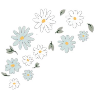 Lambs &amp; Ivy&reg; Sweet Daisy 17-Piece Wall Decals. View a larger version of this product image.