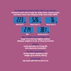 Alternate image 2 for Weight Watchers&reg; by Conair&trade; Body Analysis Glass Bathroom Scale