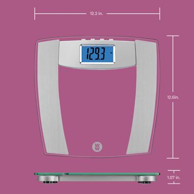 Weight Watchers&reg; by Conair&trade; Body Analysis Glass Bathroom Scale. View a larger version of this product image.