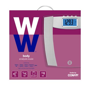 Weight Watchers&reg; by Conair&trade; Body Analysis Glass Bathroom Scale. View a larger version of this product image.