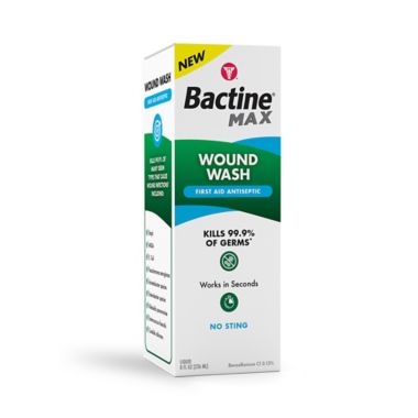 Bactine&reg; MAX 8 oz. First Aid Antiseptic Wiound Wash. View a larger version of this product image.