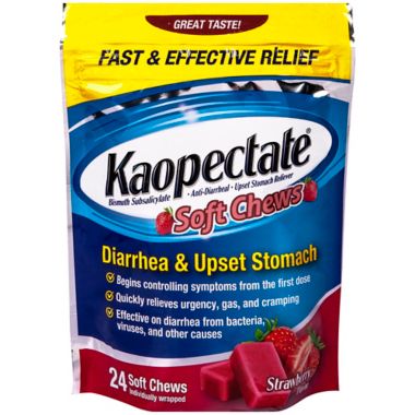 Kaopectate&reg; 24-Count Diarrhea &amp; Upset Stomach Reliever Soft Chews. View a larger version of this product image.