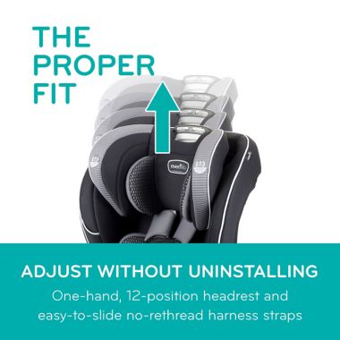 Evenflo&reg; EveryFit&trade; 4-in-1 Convertible Car Seat in Olympus. View a larger version of this product image.
