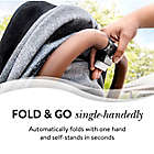 Alternate image 5 for Evenflo&reg; Gold Otto&trade; Self-Folding Lightweight Stroller in Grey