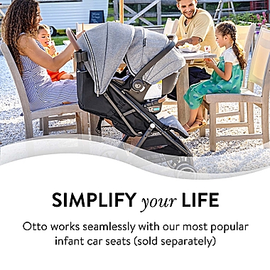 Evenflo&reg; Gold Otto&trade; Self-Folding Lightweight Stroller in Pink. View a larger version of this product image.