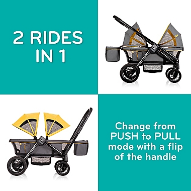 Evenflo&reg; Pivot Xplore&trade; All-Terrain Double Stroller Wagon in Adventurer. View a larger version of this product image.