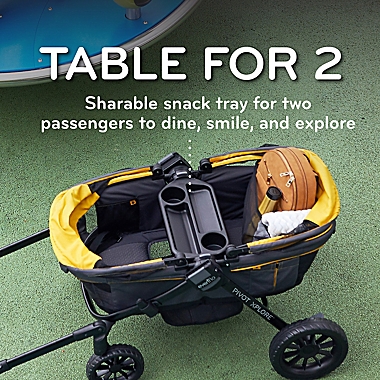 Evenflo&reg; Pivot Xplore&trade; All-Terrain Double Stroller Wagon in Gypsy. View a larger version of this product image.