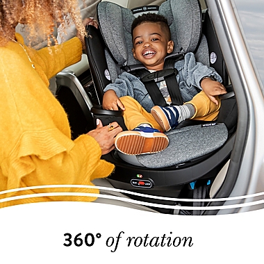 Evenflo&reg; GOLD Revolve 360 Rotational All-In-One Convertible Car Seat in Sapphire Blue. View a larger version of this product image.
