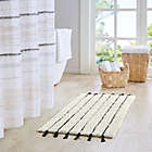 Alternate image 1 for INK+IVY Arbor Stripe 20&quot; x 32&quot; Tufted Bath Rug in Black/Neutral