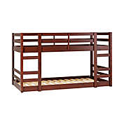 Forest Gate&trade; Classic Wood Low Twin Bunk Bed in Espresso