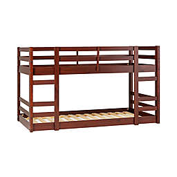 Forest Gate™ Classic Wood Low Twin Bunk Bed in Espresso