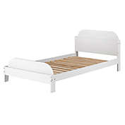 Forest Gate&trade; Modern Bookcase Twin Bed in White