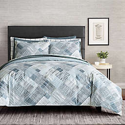 Scott Living™ Ambrose 3-Piece Reversible Full/Queen Comforter Set in China Blue