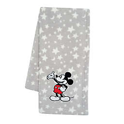 Lambs & Ivy® Mickey Mouse Stars Baby Blanket in Grey