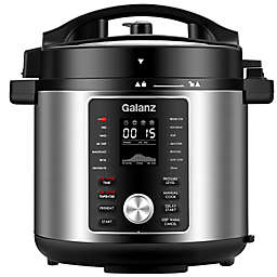 Galanz 6 qt. Electric Pressure Cooker & Air Fryer in Black/Silver