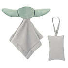 Alternate image 1 for Lambs &amp; Ivy&reg; Star Wars Baby Yoda Lovey Plush Security Blanket &amp; Door Pillow Set