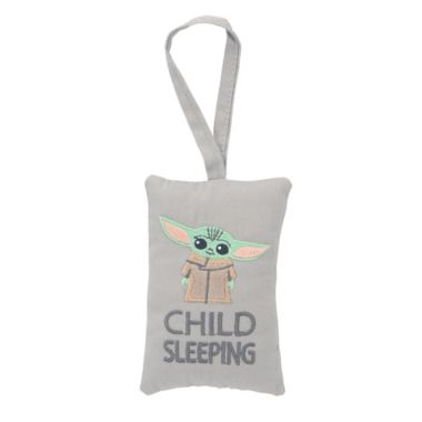 Lambs &amp; Ivy&reg; Star Wars Baby Yoda Lovey Plush Security Blanket &amp; Door Pillow Set. View a larger version of this product image.