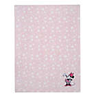Alternate image 1 for Lambs & Ivy&reg; Minnie Mouse Stars Baby Blanket in Pink