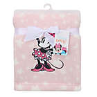 Alternate image 3 for Lambs & Ivy&reg; Minnie Mouse Stars Baby Blanket in Pink