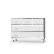 dadada&reg; Boston 5-Drawer Double Dresser in White