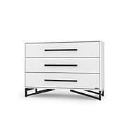 dadada&reg; Kenton 3-Drawer Dresser in White/Black