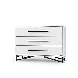 dadada® Kenton 3-Drawer Dresser in White/Black