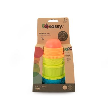 Sassy&reg; Eco Stack n' Nest Cups. View a larger version of this product image.