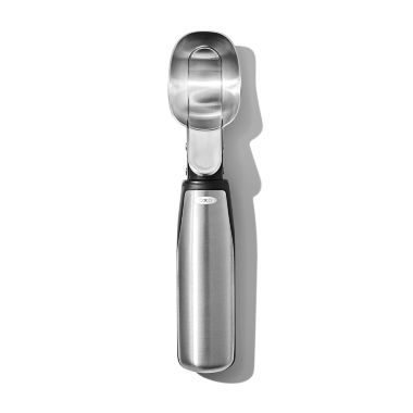 OXO Steel Lever Ice Cream Scoop. View a larger version of this product image.